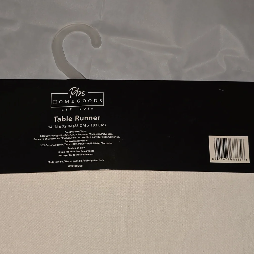Pbs Home Goods Halloween Table Runner 14